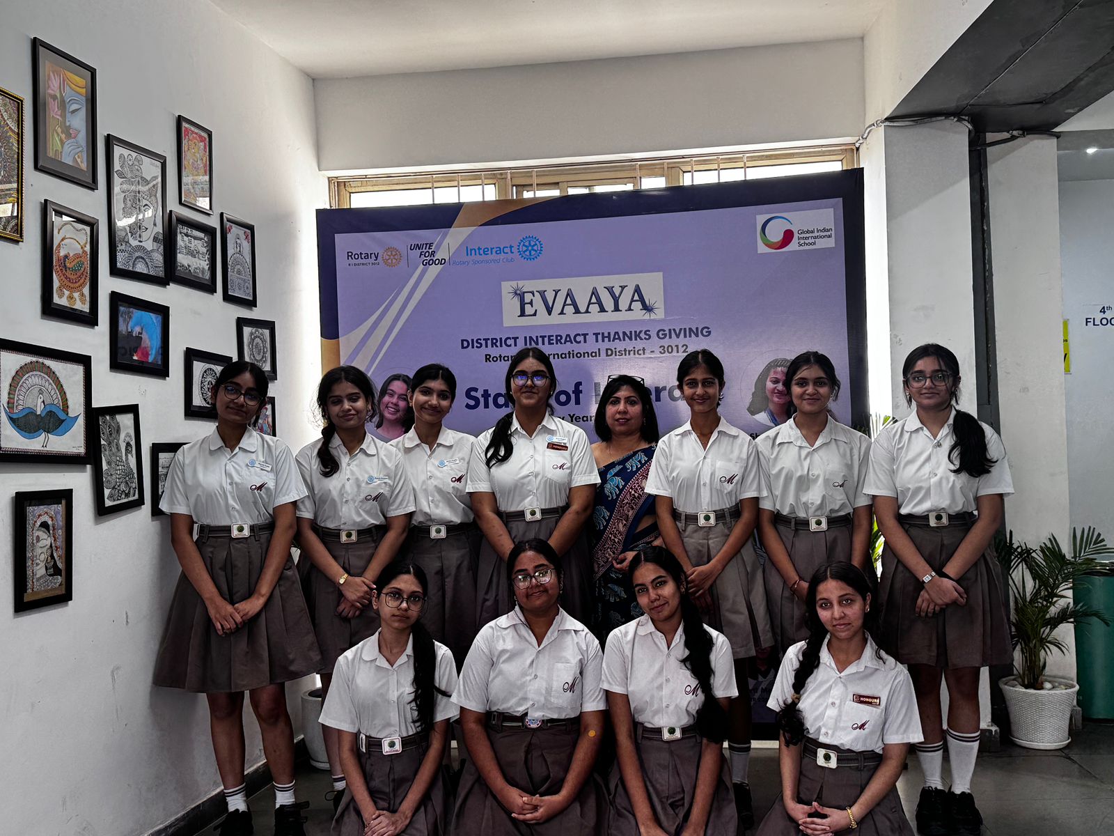 Interact Club Receives Celestial Honour Award